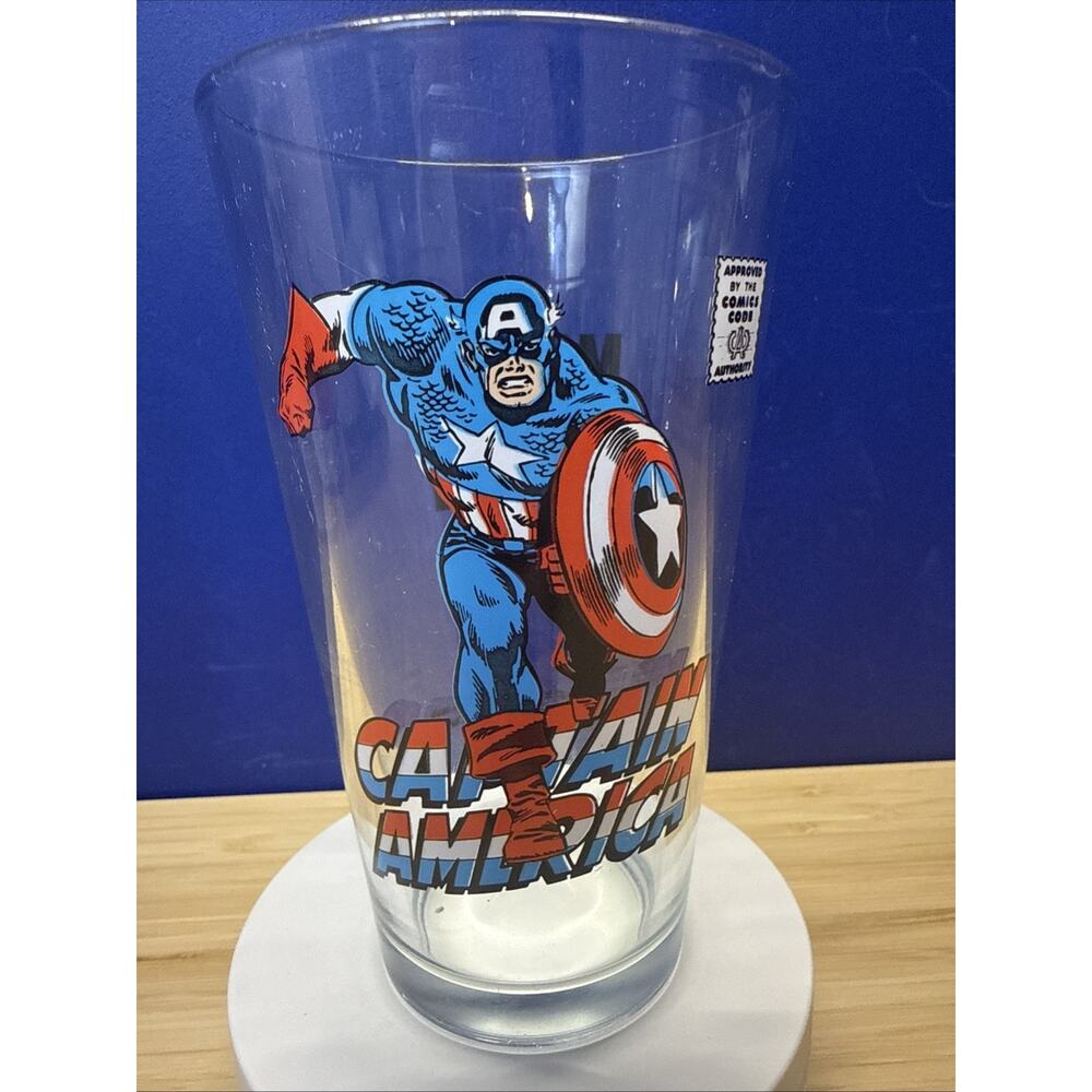 Marvel Captain America Glass Marvel Comics 16oz Pint 2011